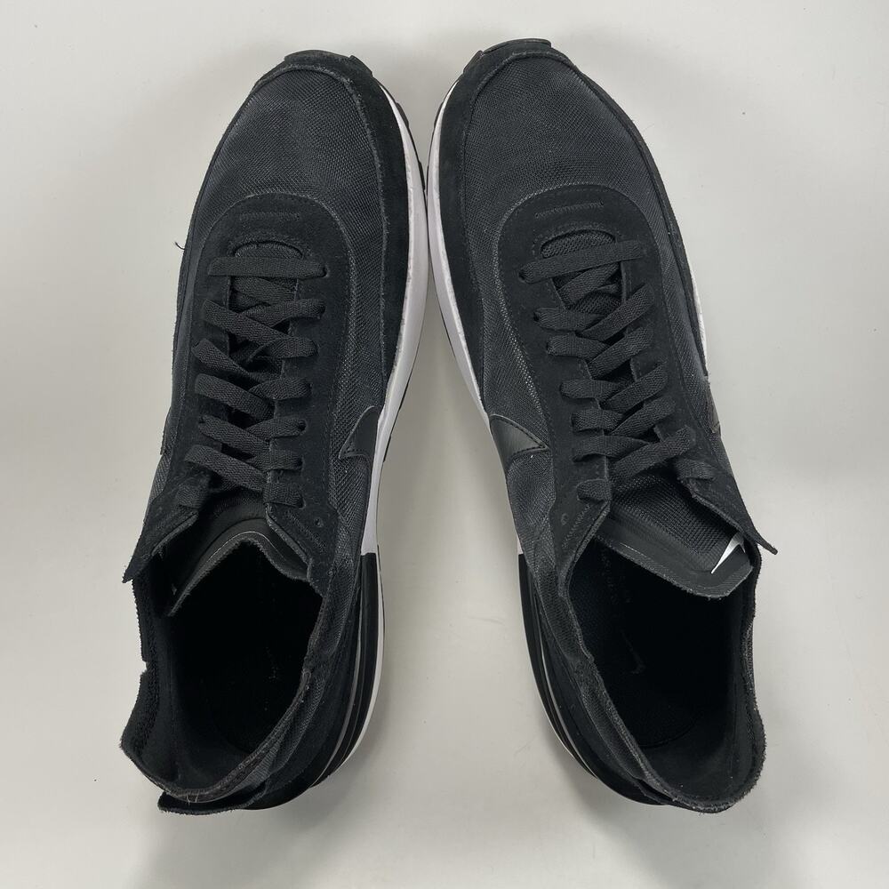 Nike Waffle One DA7995-001 Casual Sneakers Mens Size 13 Black White Athletic - Picture 6 of 9